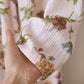 Floral Cotton Gauze Ruffled Neck  Robe - image 8