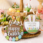 Easter Bunny & Egg Wooden Door Hanger - image 1