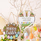 Easter Bunny & Egg Wooden Door Hanger - image 0