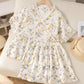 Yellow Floral Cotton Gauze Pajama Set - image 1