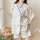 Refresh Floral Bunny Kimono Cotton Pajama Set - image 2
