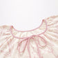 Elegant Floral Cotton Round-neck Pajama Set - image 2