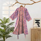 Serene Style Botanical Lavender Cotton Double Gauze Robe - image 2
