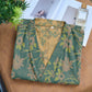 Vintage Rustic Floral Cotton Jacquard Robe - image 10
