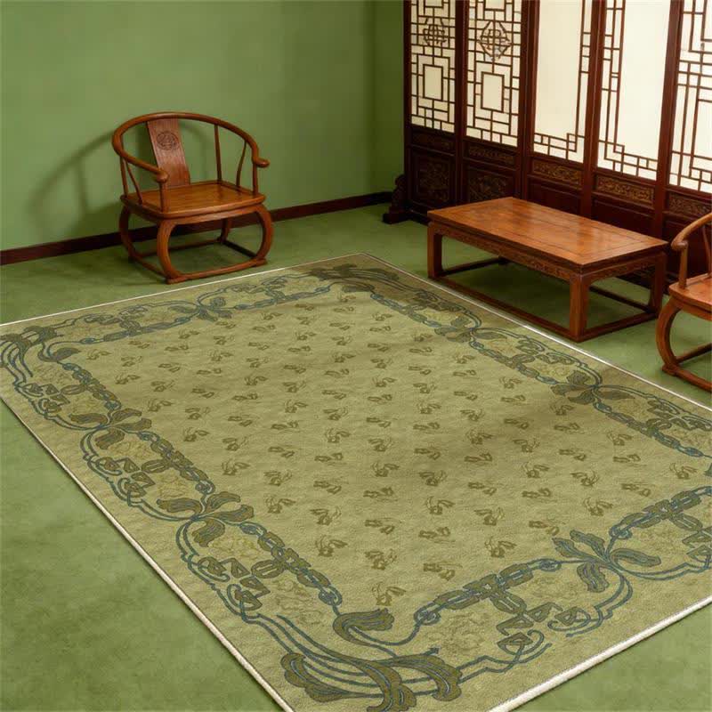 Romantic Floral Non-Slip Foldable Area Rug - image 3