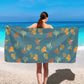 Elegant Ginkgo Leaf Beach Towel - image 2