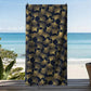 Artistic Line Art Ginkgo Beach Towel - image 11