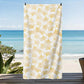 Artistic Line Art Ginkgo Beach Towel - image 7