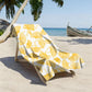 Rustic Ginkgo Biloba Beach Towel - image 1