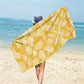 Rustic Ginkgo Biloba Beach Towel - Yellow - 59" x 27" - image 4