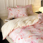 Elegant Pink Floral Cotton Bedding Set - image 2