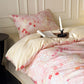 Elegant Pink Floral Cotton Bedding Set - image 3