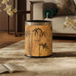 Oriental Zen Bamboo Print Leather Trash Can - image 8