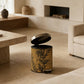 Oriental Zen Bamboo Print Leather Trash Can - image 6