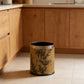 Oriental Zen Bamboo Print Leather Trash Can - image 1