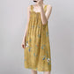 Vintage Floral Ruffle Neck Sleeveless Nightgown - image 4