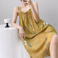 Vintage Floral Ruffle Neck Sleeveless Nightgown - image 2