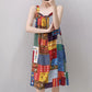 Vintage Mixed Print Sleeveless Nightgown - image 4