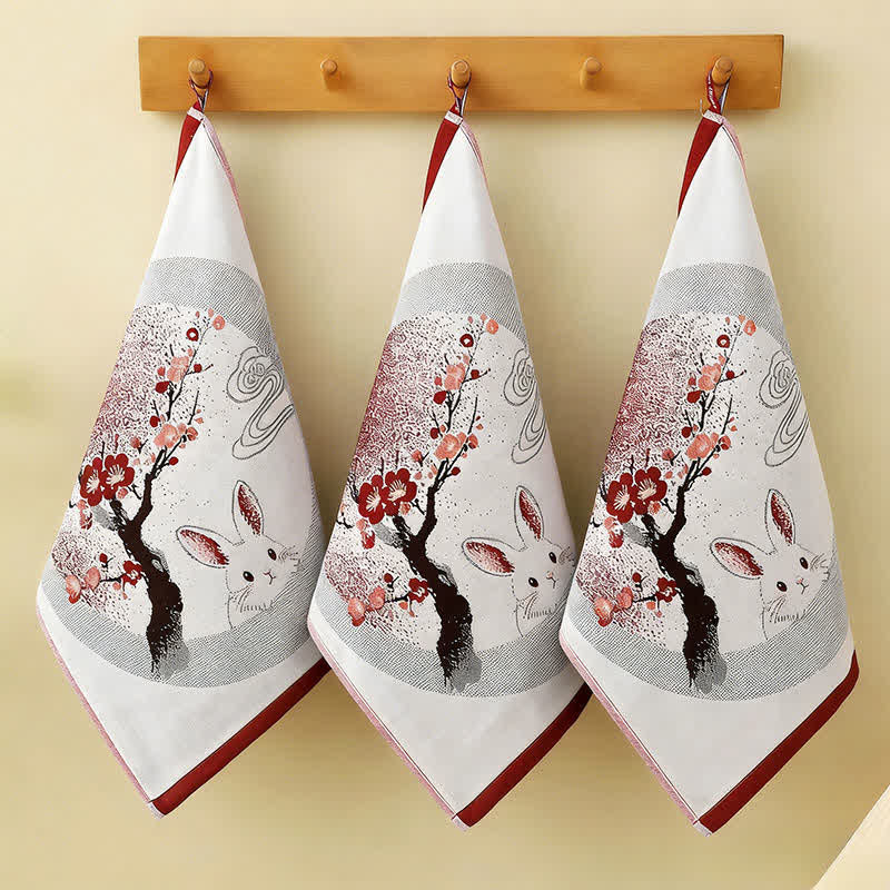 Eastern Bunny Cotton Gauze Kitchen Towel(3PCS) - image 6