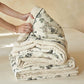 Country Floral & Leaf Cotton Linen Quilt - image 8