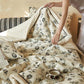 Country Floral & Leaf Cotton Linen Quilt - image 10