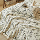 Country Floral & Leaf Cotton Linen Quilt - image 12