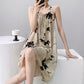 Ink Wash Floral Sleeveless Nightgown - image 2