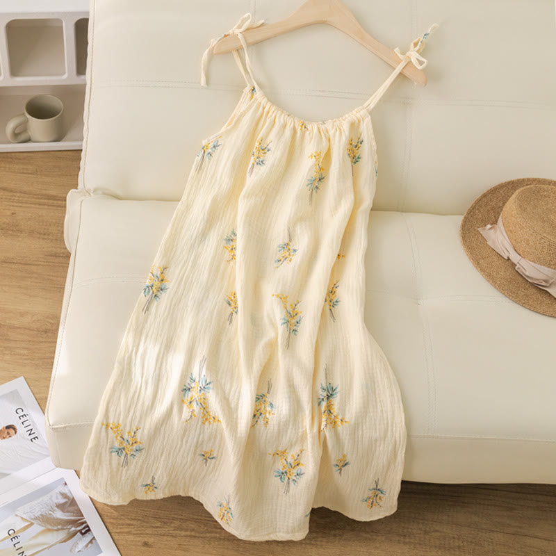 Country Style Floral Camisole Nightgown - image 1