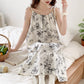 Artistic Ink Floral Cotton Camisole Nightgown - image 4