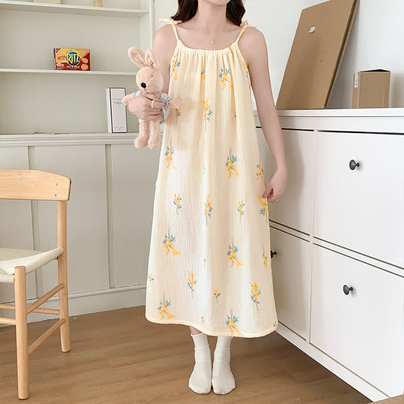 Country Style Floral Camisole Nightgown - image 3