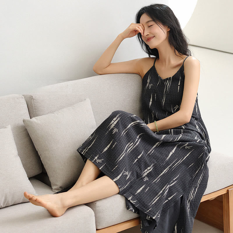 Bamboo Inspired Pure Cotton Camisole Nightgown - image 3