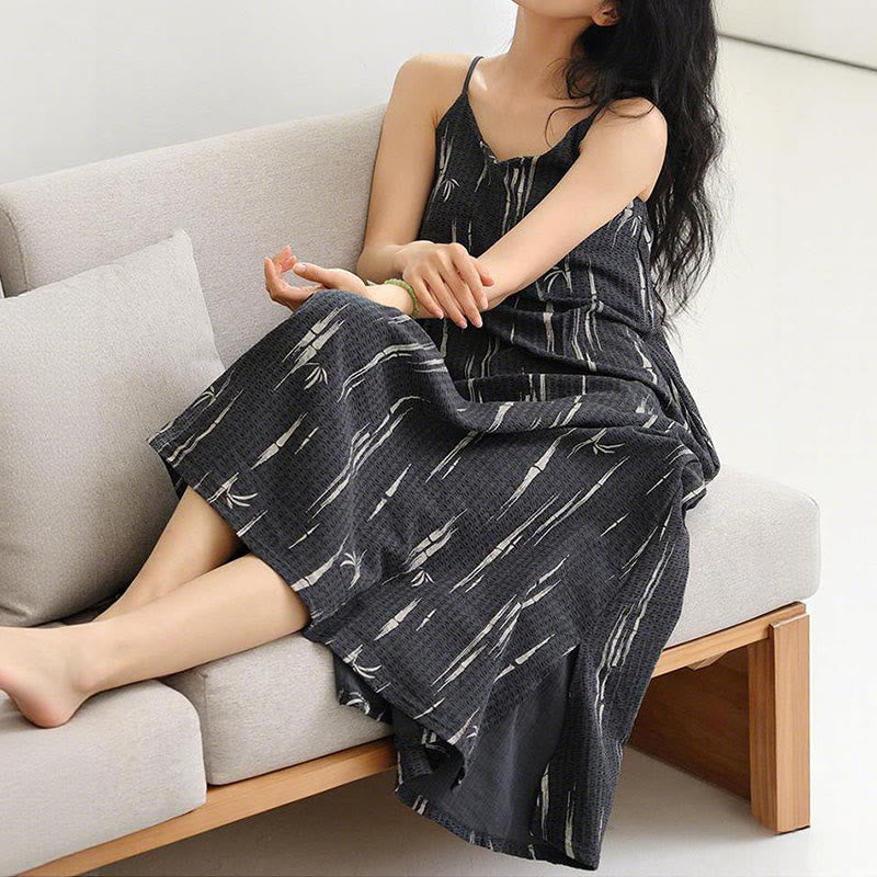 Bamboo Inspired Pure Cotton Camisole Nightgown - image 4