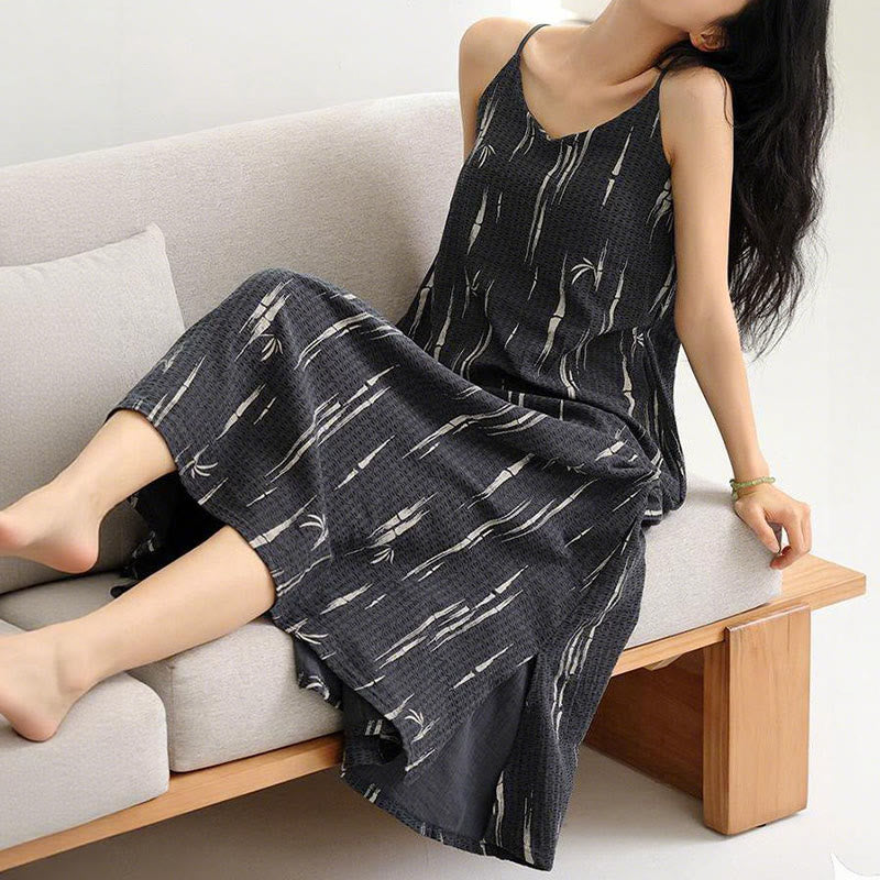 Bamboo Inspired Pure Cotton Camisole Nightgown - image 5