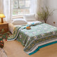 Wildflower Meadow Pure Cotton Quilt Blanket - image 2