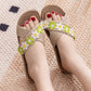 Cross-Band Woven Straw Slides Slippers - image 15