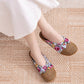 Closed-Toe Woven Rattan House Slippers - image 10