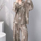 Elegant Lily Floral Pajama Set - image 2