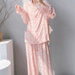 Red Heart Print Pajama Set - image 1