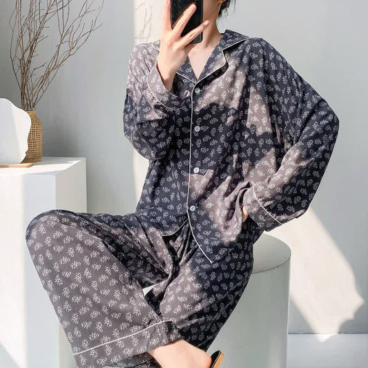 Vintage Rustic Floral Pajama Set - image 1