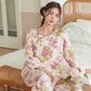 Oriental Pink Floral Pajama Set - image 3