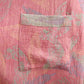 Artistic Leaf Short Sleeve Cotton Robe - image 4