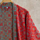 Vintgae Pattern Short Sleeve Cotton Robe - image 2