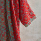 Vintgae Pattern Short Sleeve Cotton Robe - image 3