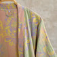 Artistic Floral Short Sleeve Cotton Robe - image 4