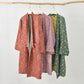 Ginkgo Leaf Cotton Gauze Yukata Robe - image 2