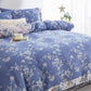 Blue Lily Cotton Gauze Bedding Set(4PCS) - image 1