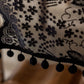 Floral Leaf Lace Tassel Table Runner - image 9