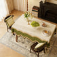 Vintage Botanical Scalloped Edge Tablecloth - image 2