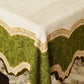 Vintage Botanical Scalloped Edge Tablecloth - image 4