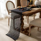 Rose Jacquard Lace Tassel Table Runner - image 6